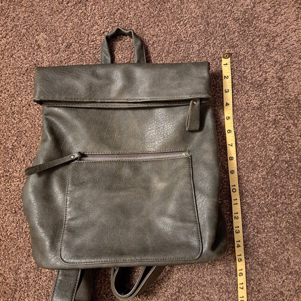 URBAN EXPRESSIONS LENNON CONVERTIBLE BACKPACK PURSE-VEGAN LEATHER - Picture 7 of 12